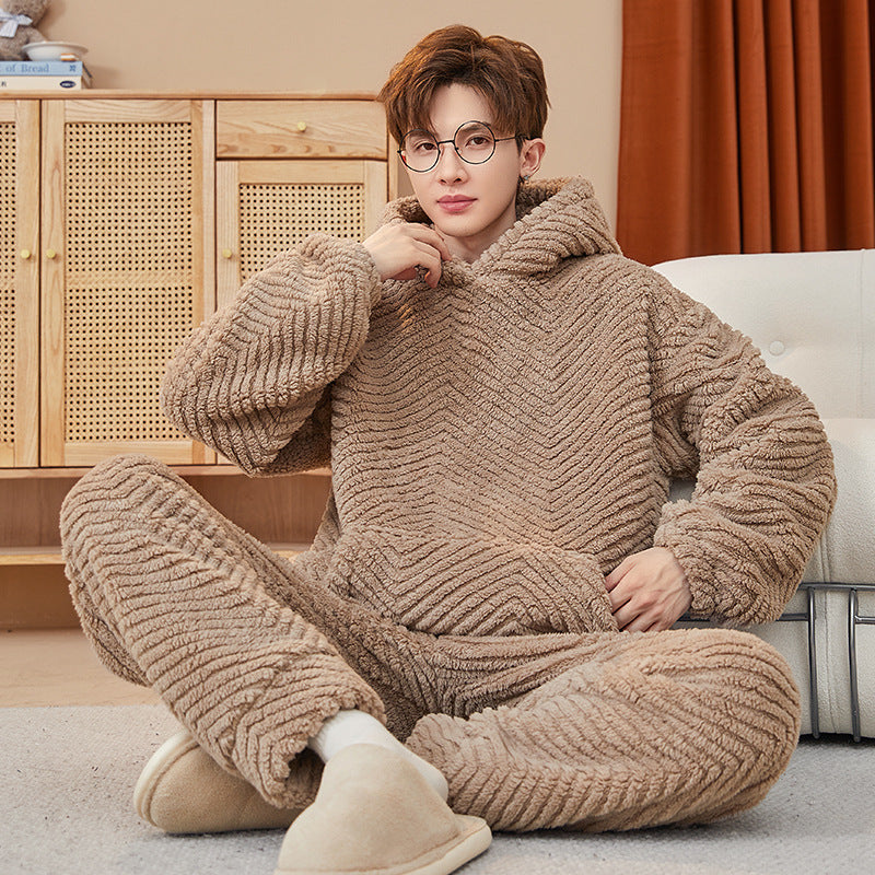 Men's Fleece Pajamas by GJG Denim