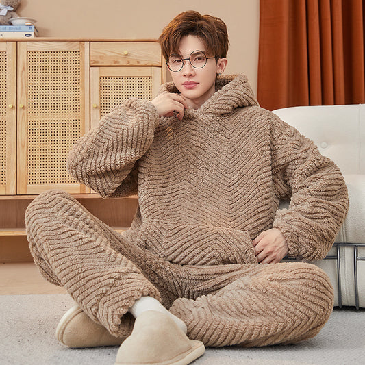 Men's Fleece Pajamas by GJG Denim