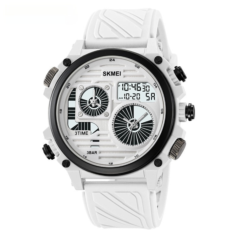 Men's Outdoor Exploration Multi-Function Waterproof Silicone Paracord Watch by GJG Denim