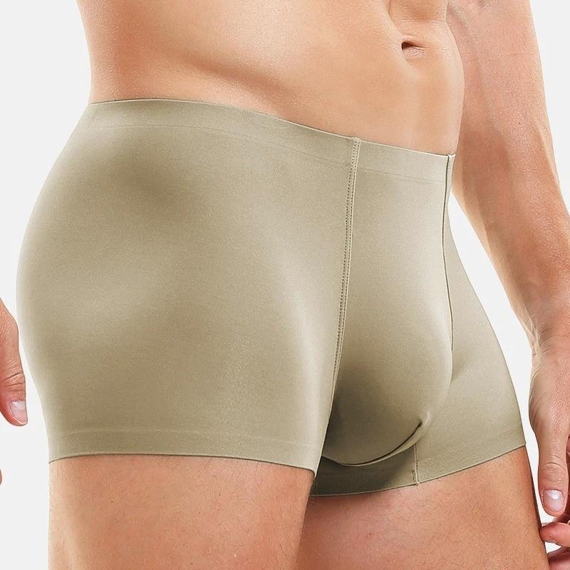 Men's Thin Seamless Boxer Shorts by GJG Denim