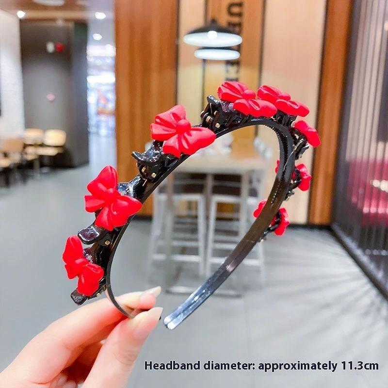 Girls' Clip Hair Accessories Crushed Hair Headband by GJG Denim
