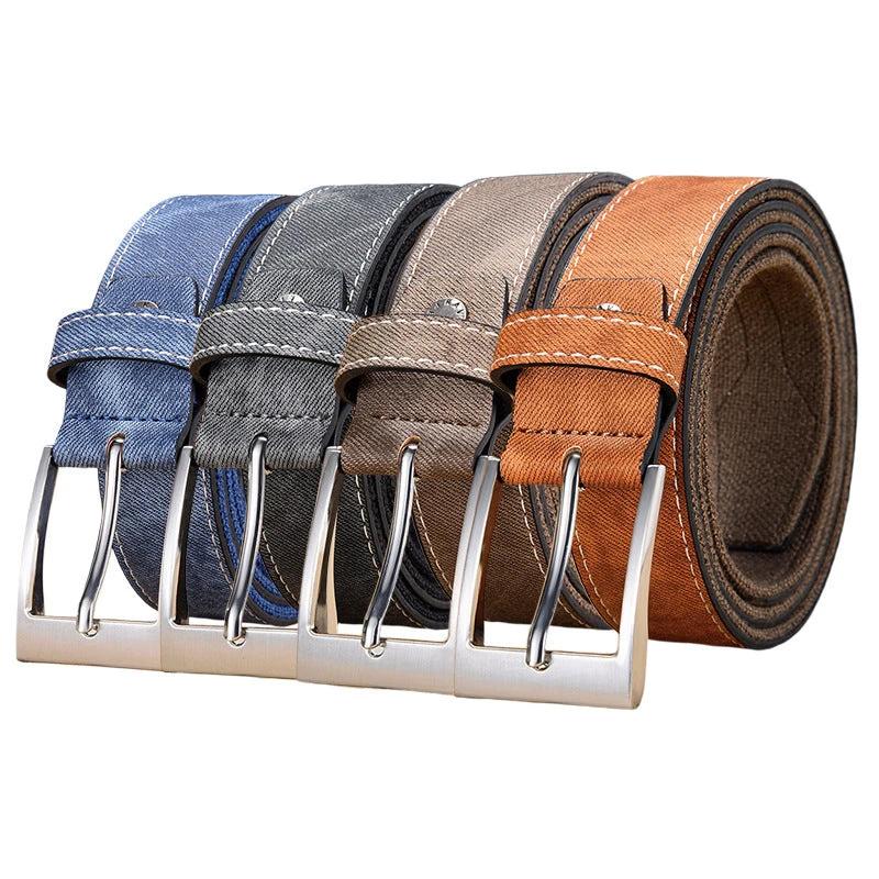 Men's Casual Canvas Belt by GJG Denim