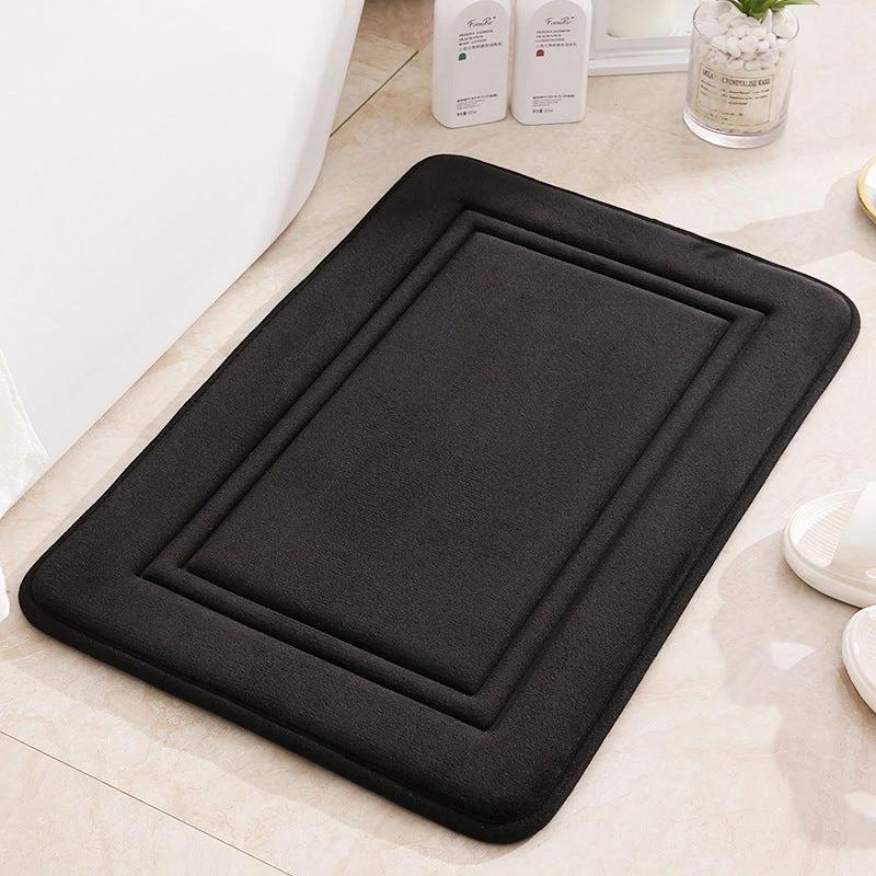 Simple Bathroom Non-slip Bathroom Mat by GJG Denim