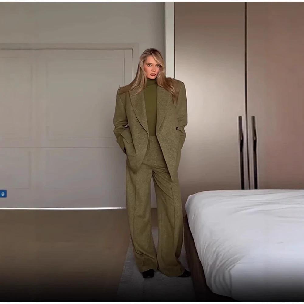 High-end Fashionable Chic And Elegant Suit Set by GJG Denim
