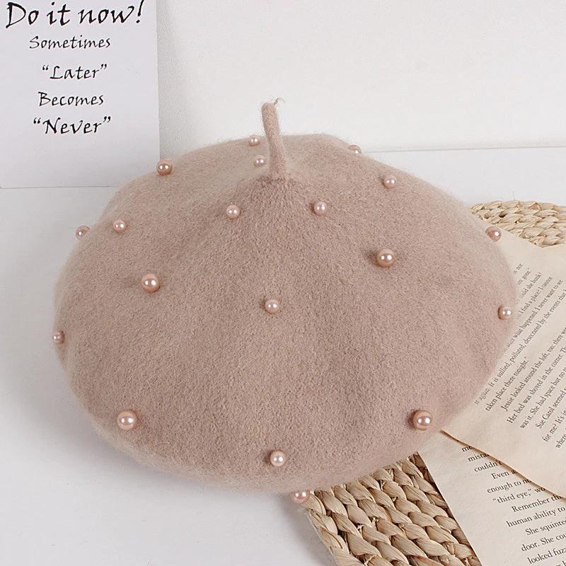 Beaded Princess Beret For Babies Or Children by GJG Denim