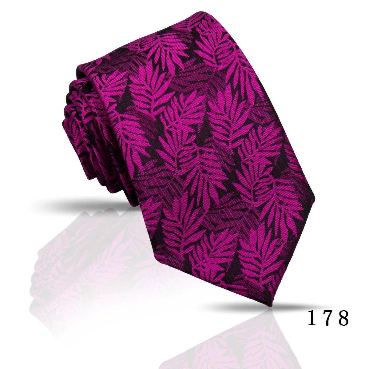 Men's Casual Polyester Jacquard Ties by GJG Denim
