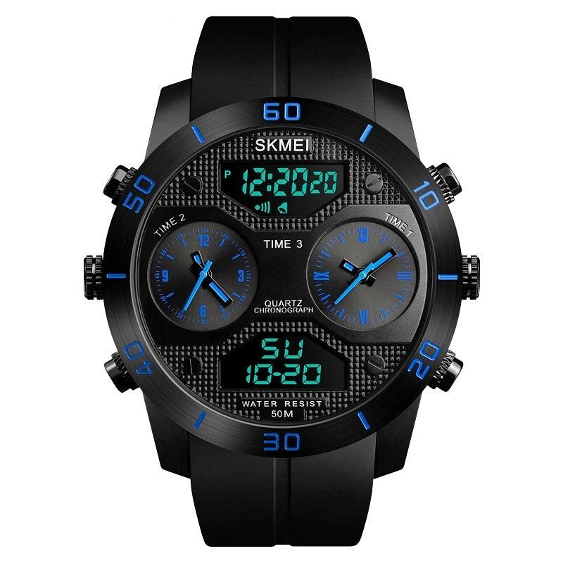 Men's Electronic Watch Outdoor Waterproof Sport Watch by GJG Denim