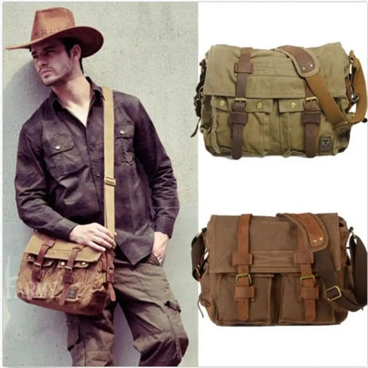 Men's Messenger Bag by GJG Denim