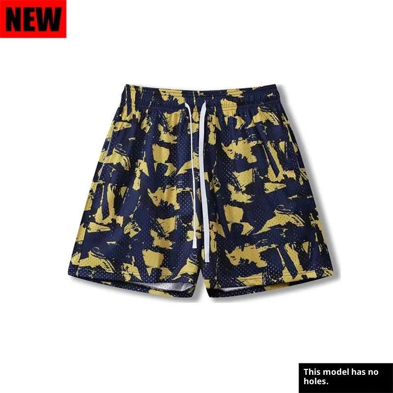 Casual Breathable Fitness Muscle Sports Shorts by GJG Denim
