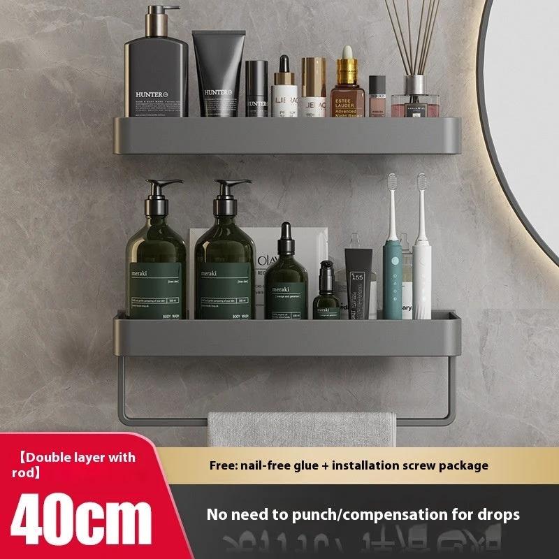 Bathroom Wall-mounted Storage Rack by GJG Denim