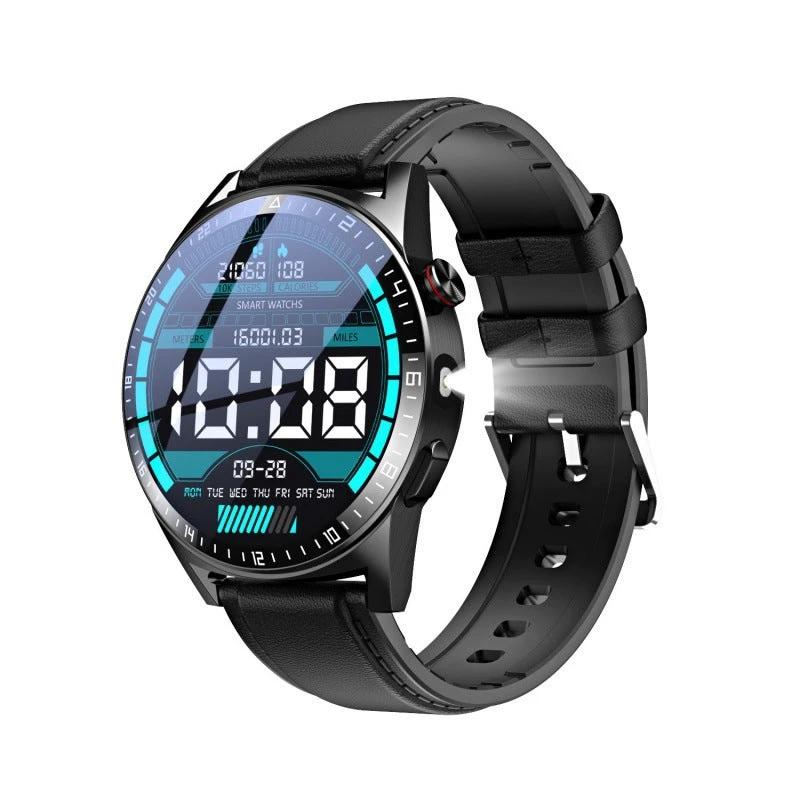 32G Memory Ultra-long Standby Flashlight Bluetooth Calling Smart Watch For Men by GJG Denim