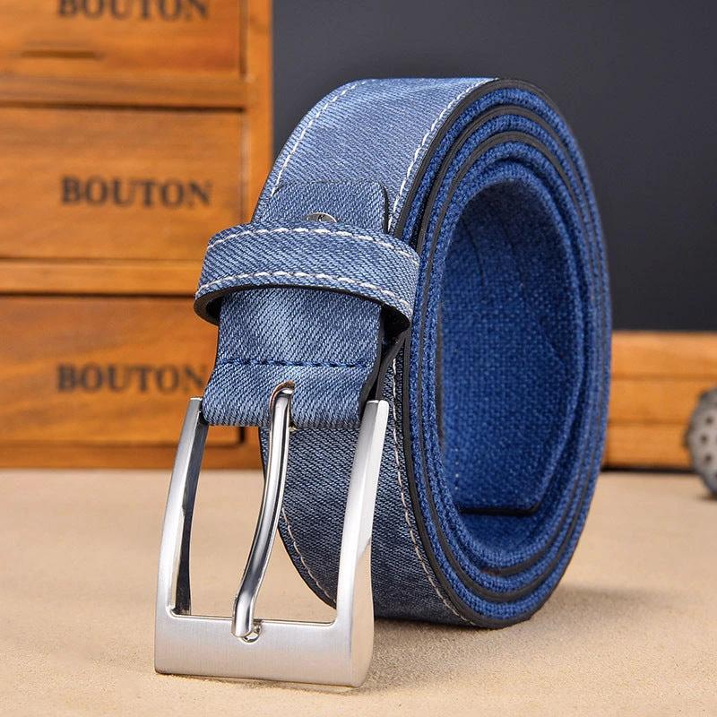 Men's Casual Canvas Belt by GJG Denim