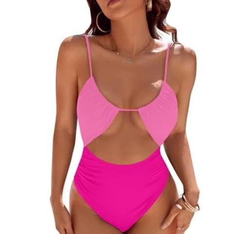 European And American Cute Women's One-piece Swimsuit by GJG Denim