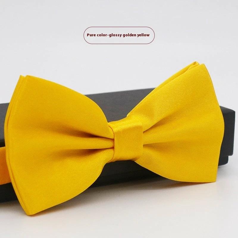 Men's Solid Color Bow Tie by GJG Denim