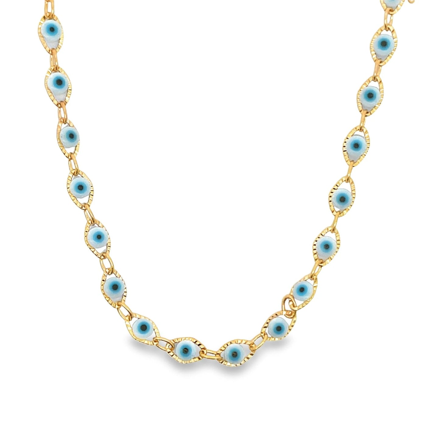 Sapphire Evil Eye Necklaces Choker by Views & Co