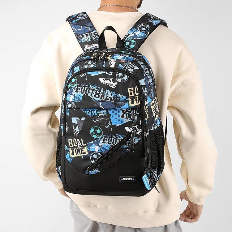 Mens Two-Piece Set Backpack And Chest Bag by GJG Denim