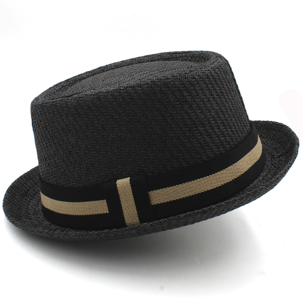 Retro Sun Shade Straw Hat For Men by GJG Denim