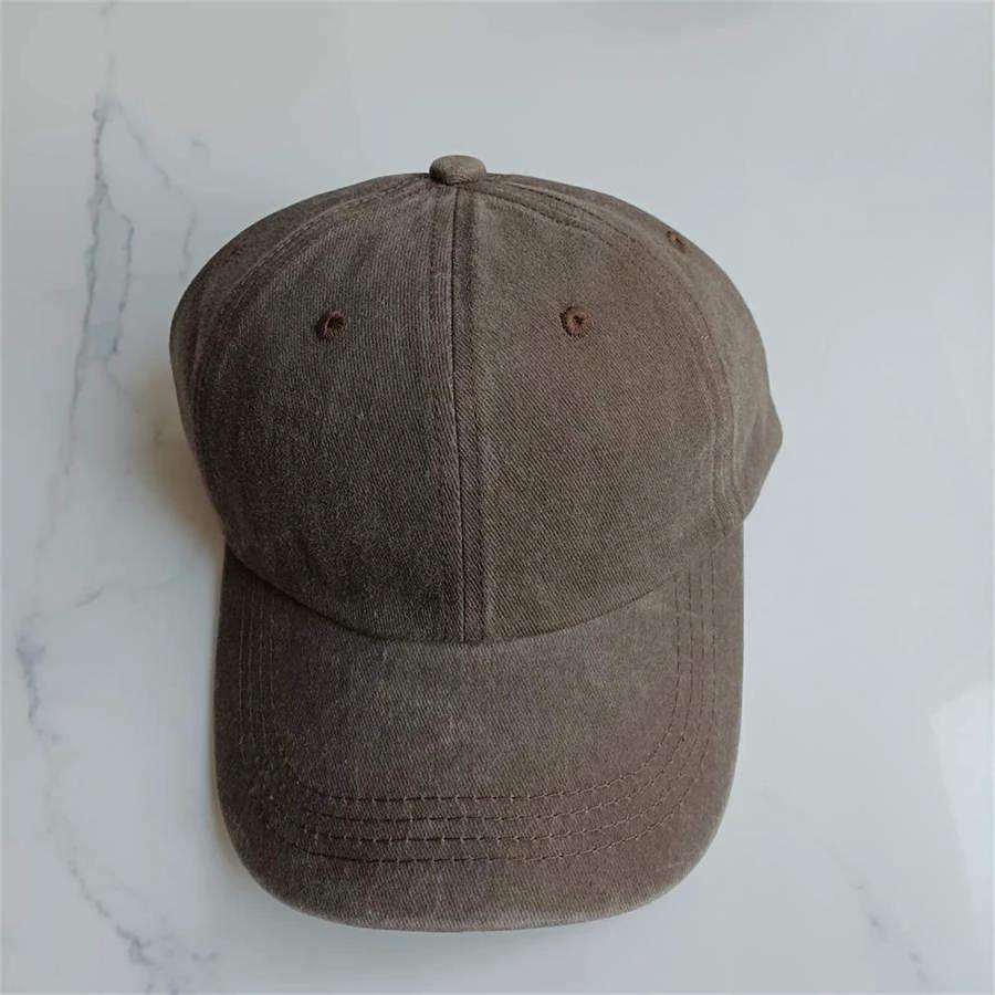 Retro Washed Baseball Cap For Men by GJG Denim