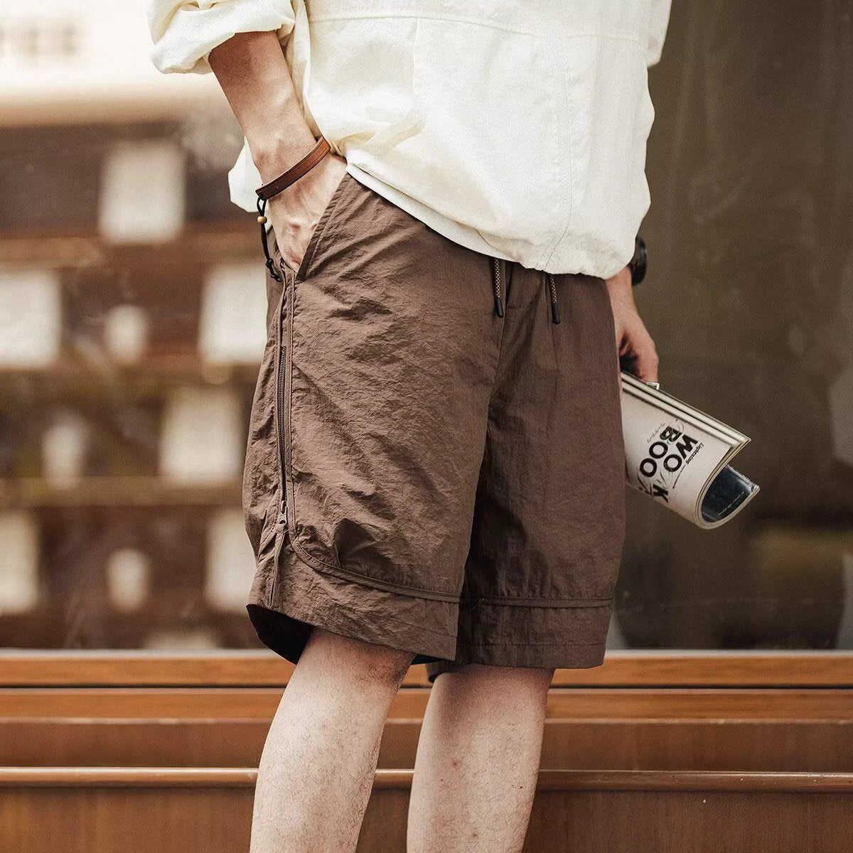 Men's Loose Breathable Casual Shorts by GJG Denim
