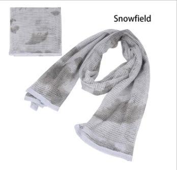 Men's Long Camouflage Multi-purpose Breathable Outdoor Scarf by GJG Denim