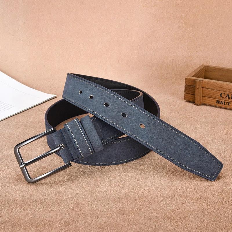 Versatile Alloy Pin-buckle Belt For Men by GJG Denim