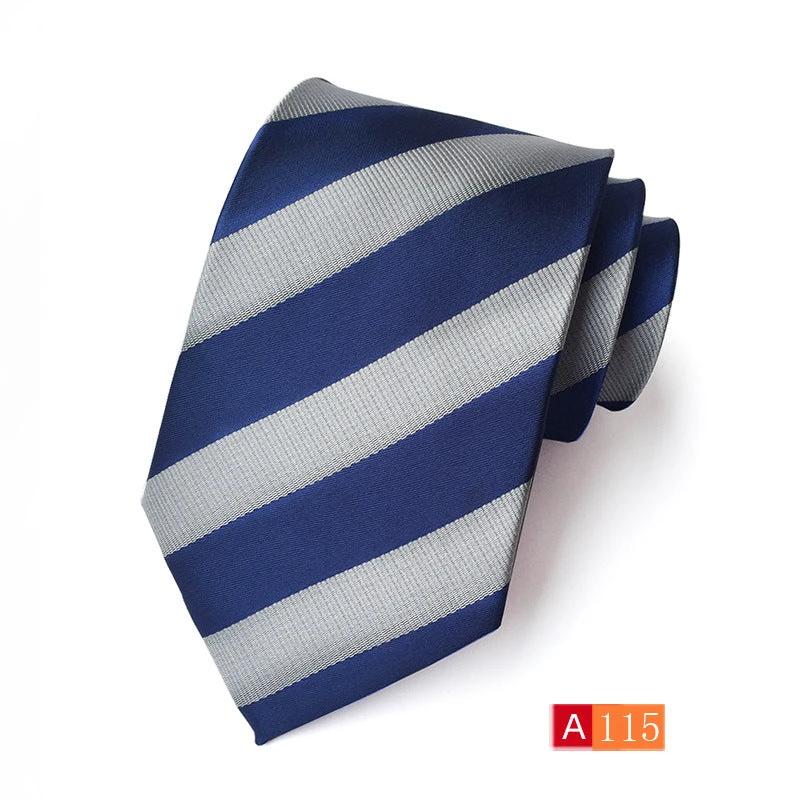 Men's Casual Formal Wear Polyester Jacquard Tie by GJG Denim