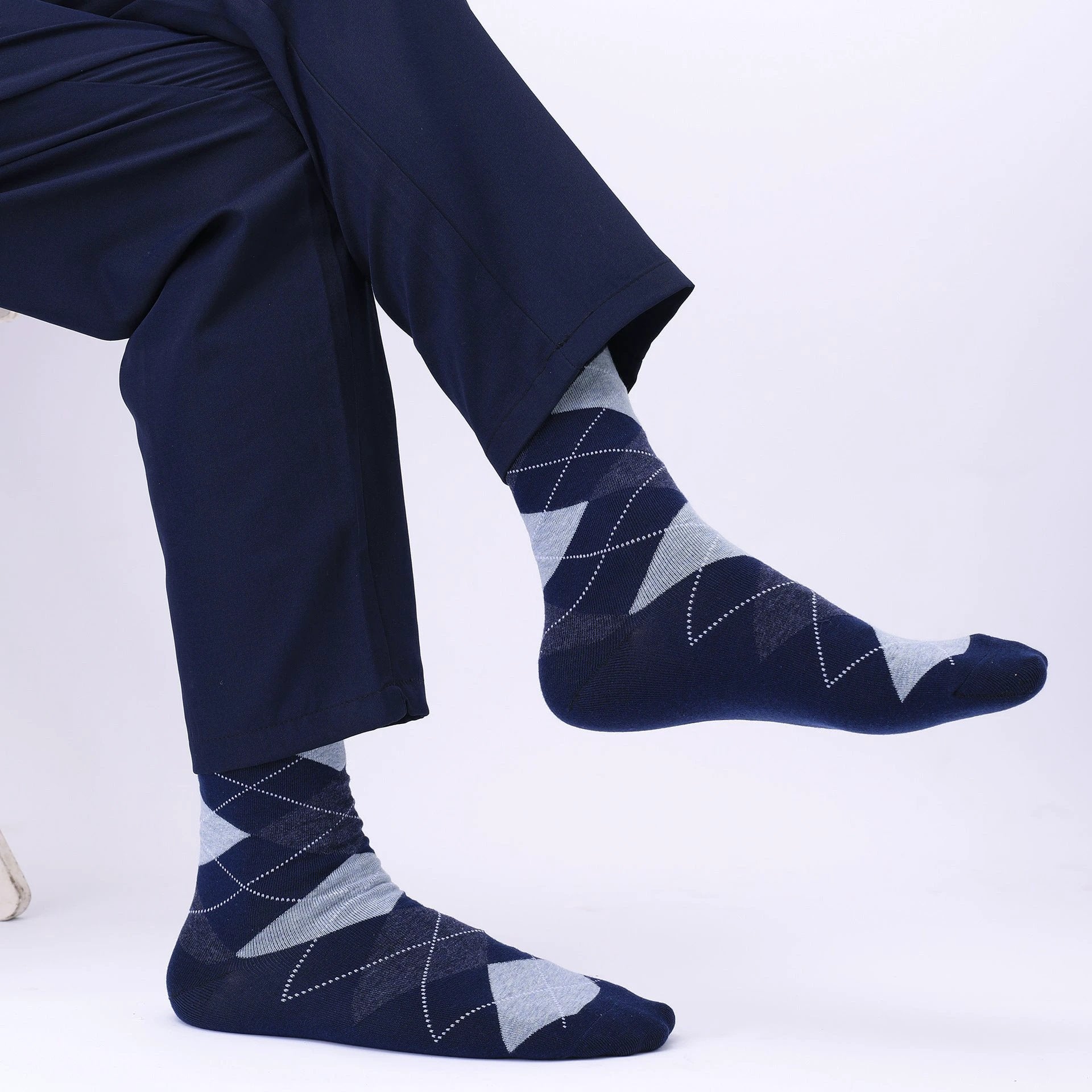 Men's Long Cotton Socks by GJG Denim