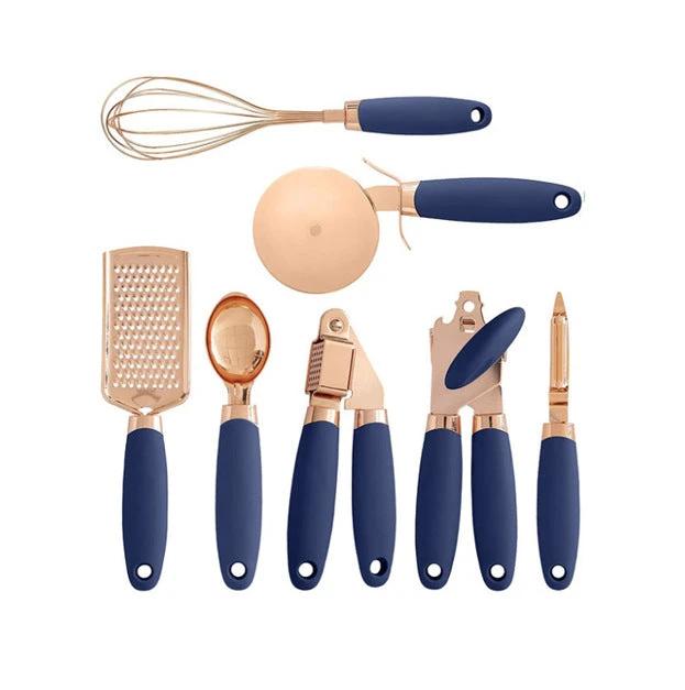 Kitchen Household Peeler Gadget Copper Plating Set by GJG Denim