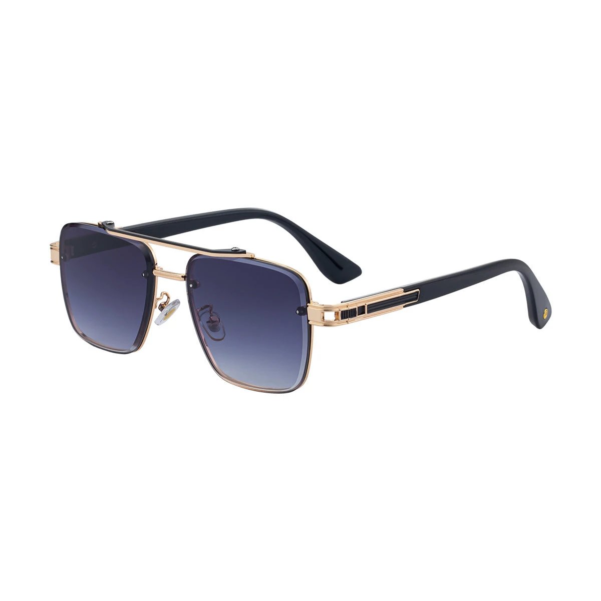 Men's Fashionable Square-frame Sunglasses by GJG Denim