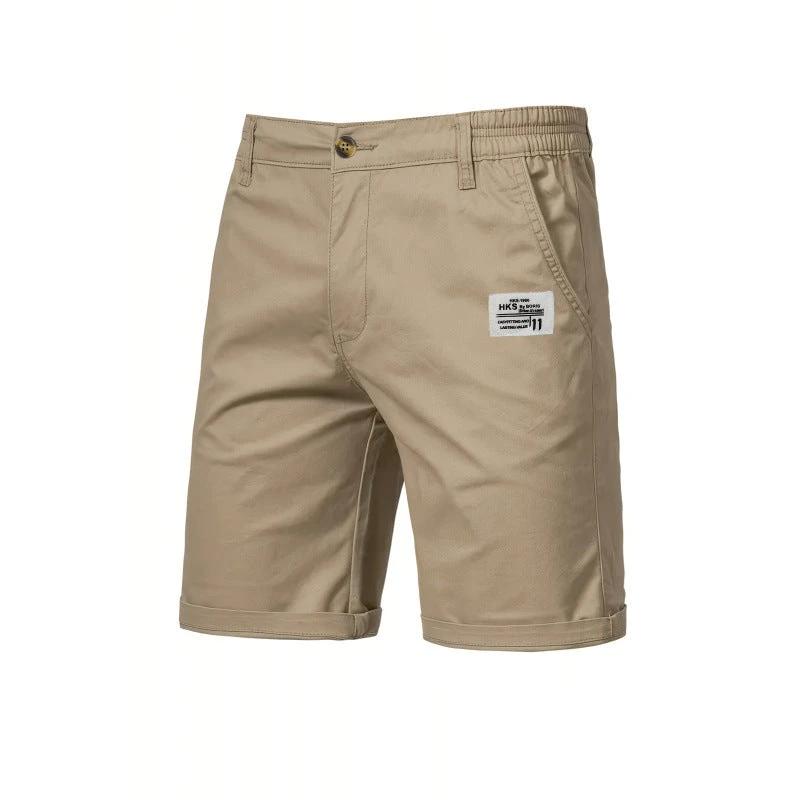 Solid Color Cargo Shorts by GJG Denim
