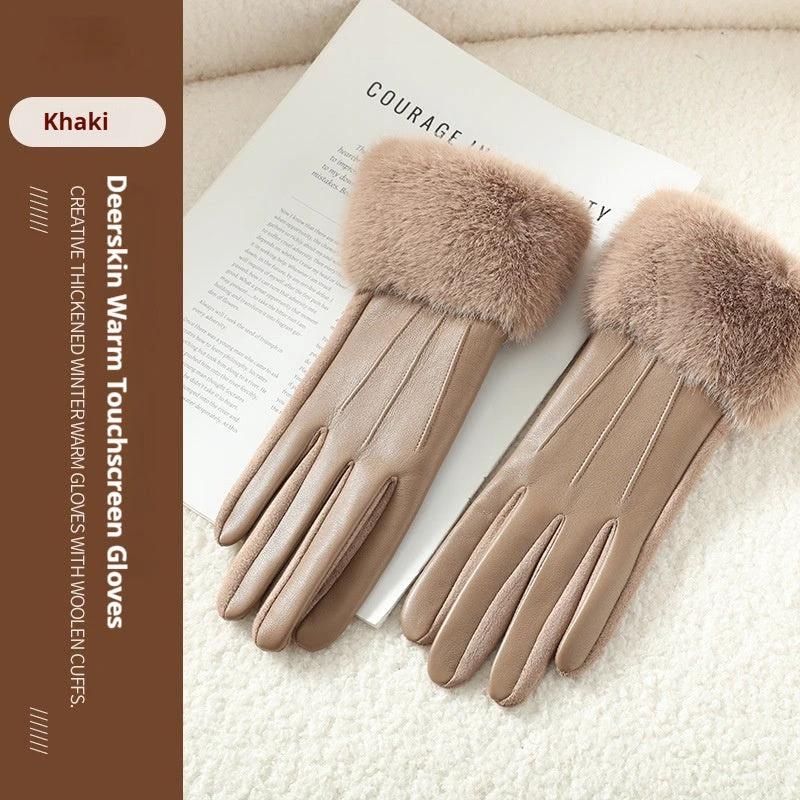 Warm Soft Personalized Gloves For Women by GJG Denim
