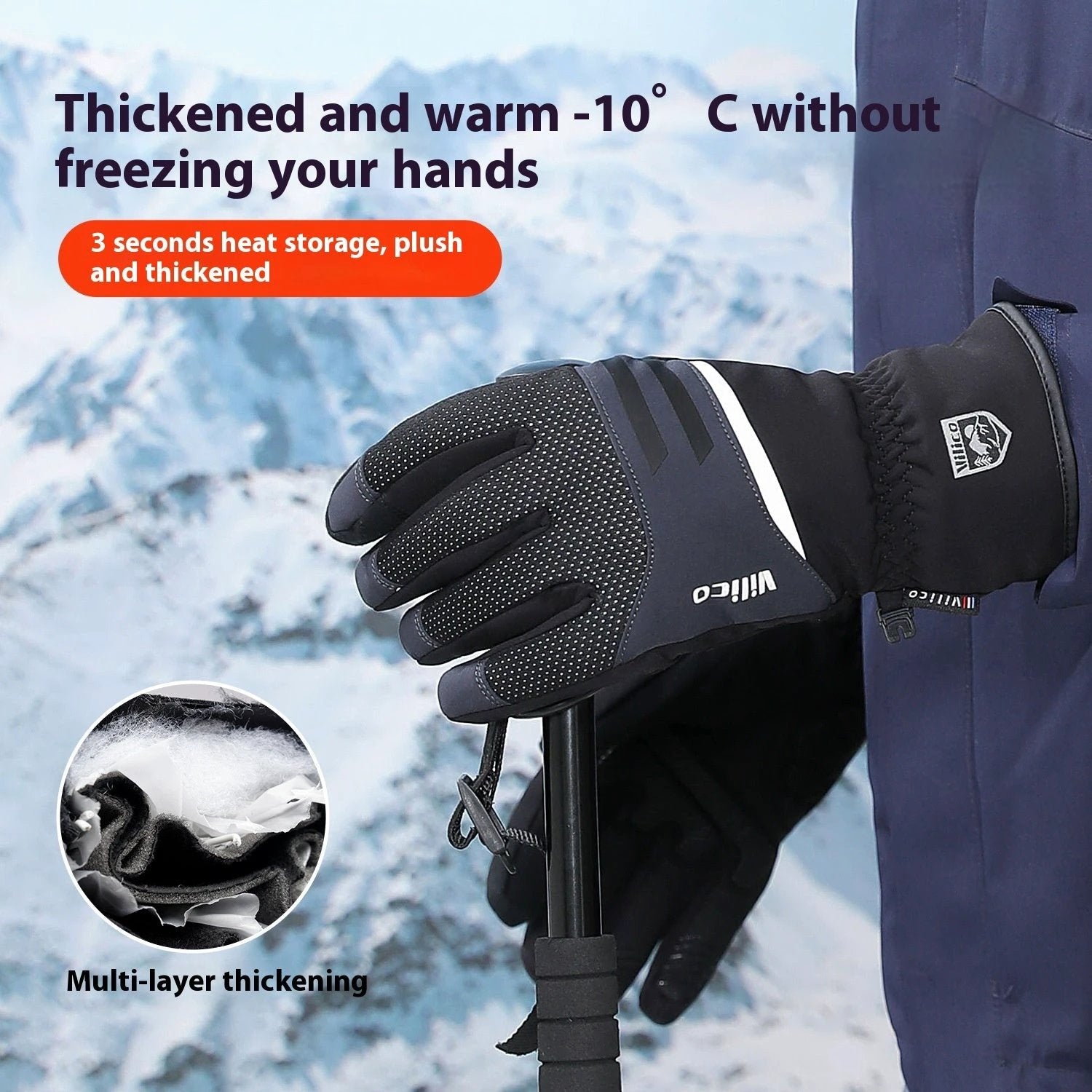 Men's Non-slip Cold Wear-resistant Gloves by GJG Denim