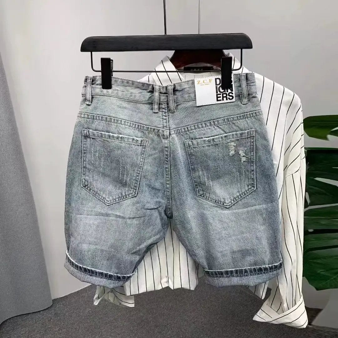 Men's Denim Shorts by GJG Denim