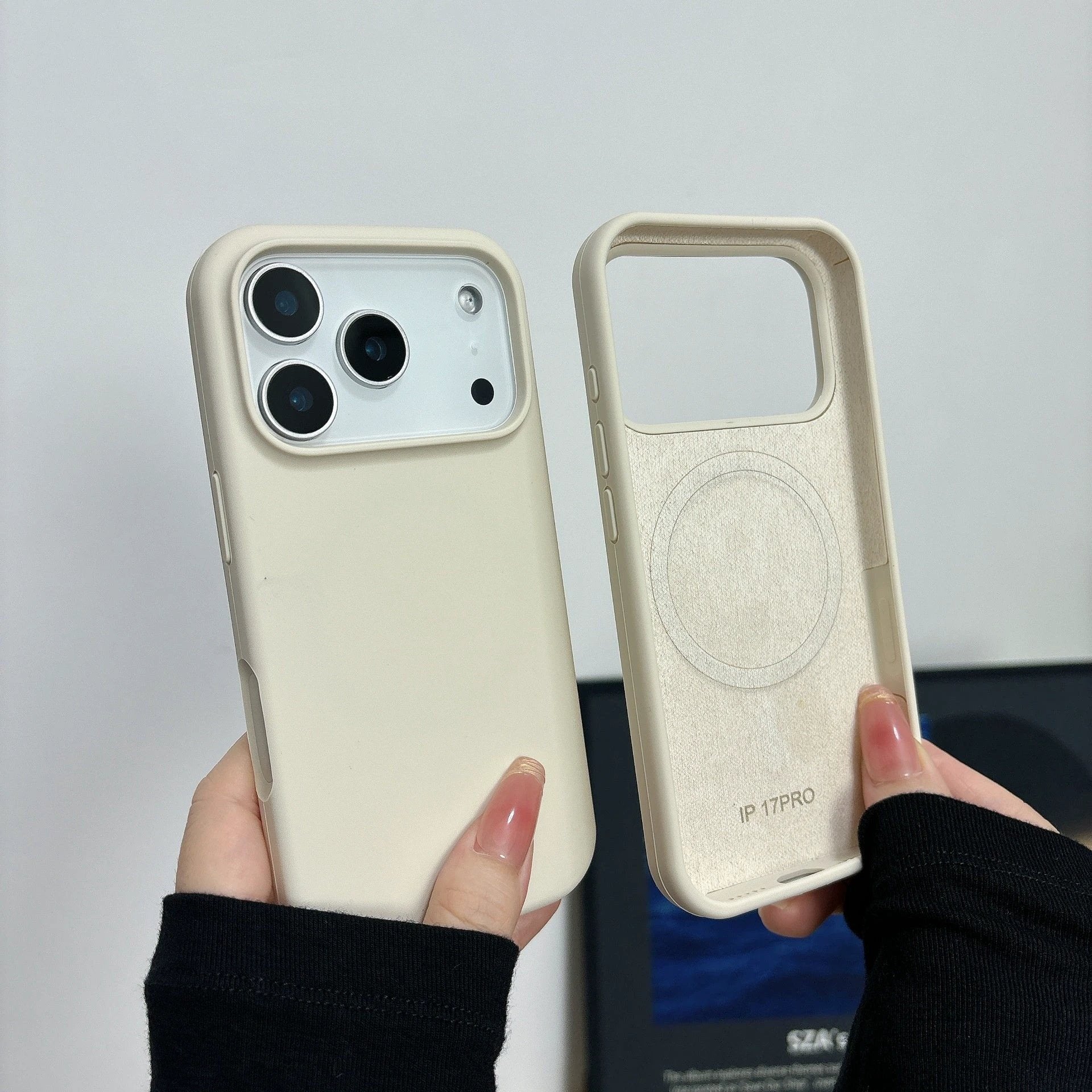 Liquid Magnetic Charge Phone Case All-inclusive Ai Button Drop-resistant by GJG Denim