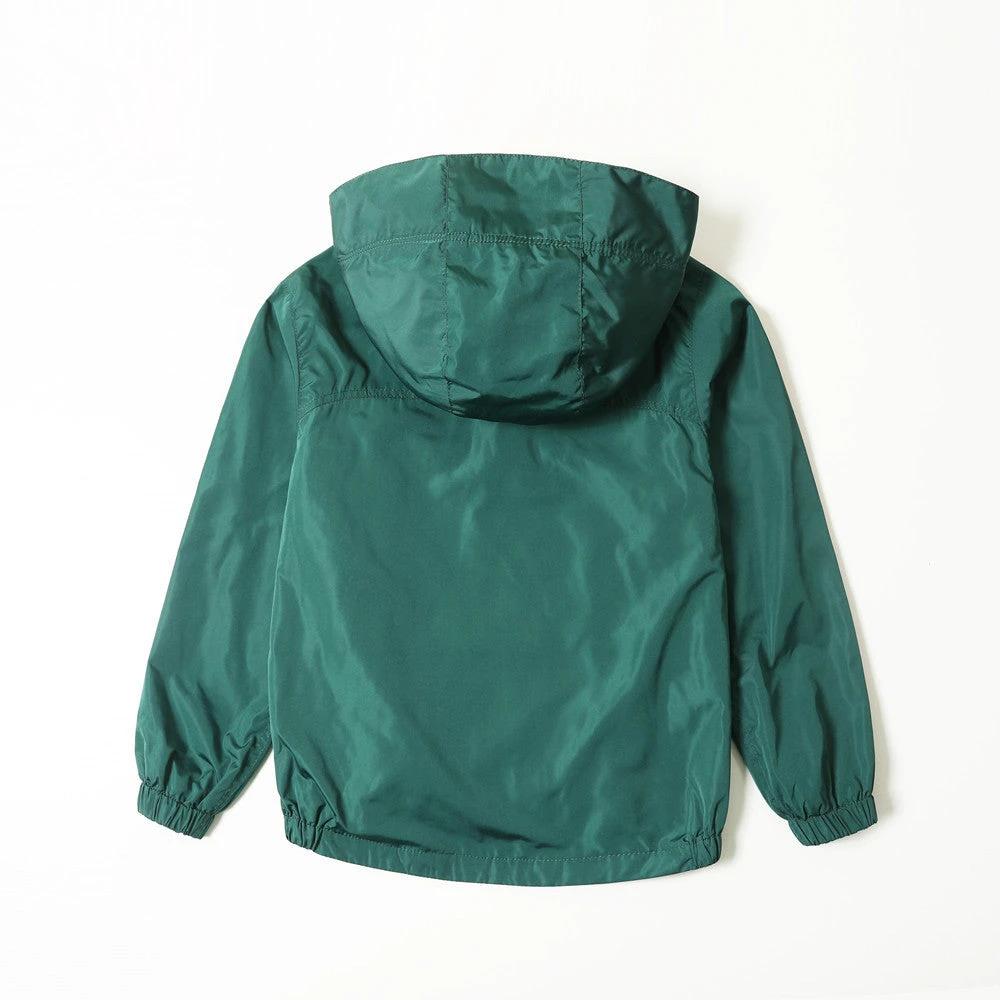 Coat Jacket Autumn New Medium And Big Kids Hood by GJG Denim