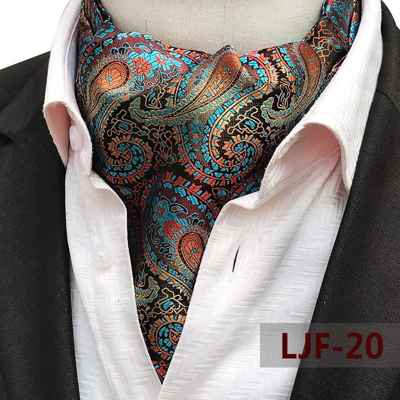 Men's Jacquard Polyester Scarf by GJG Denim