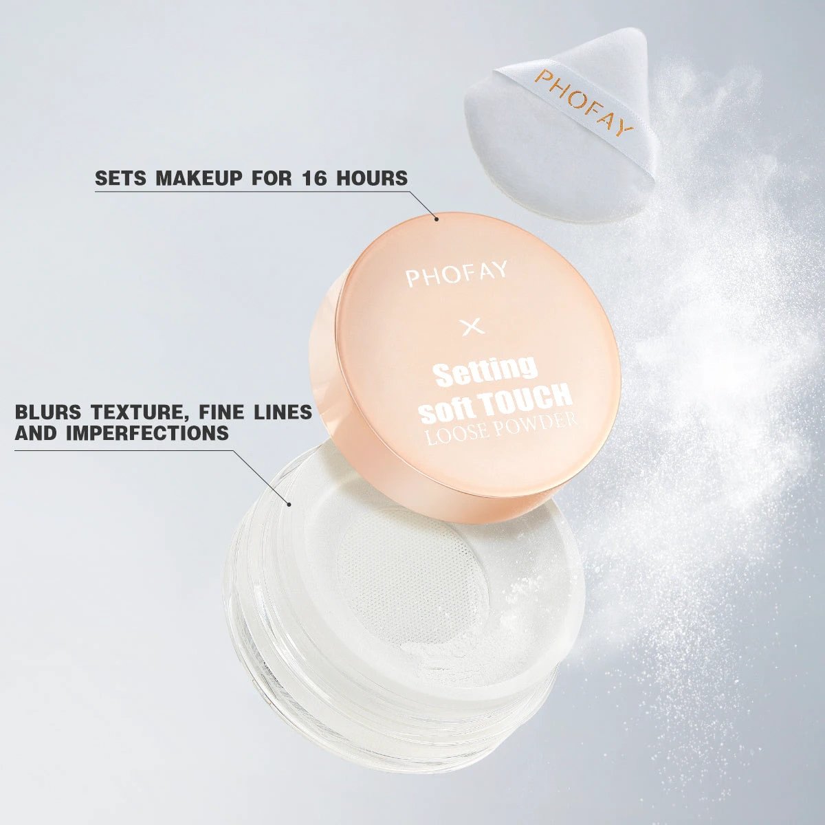 PHOFAY Setting Soft Touch Loose Powder by GJG Denim