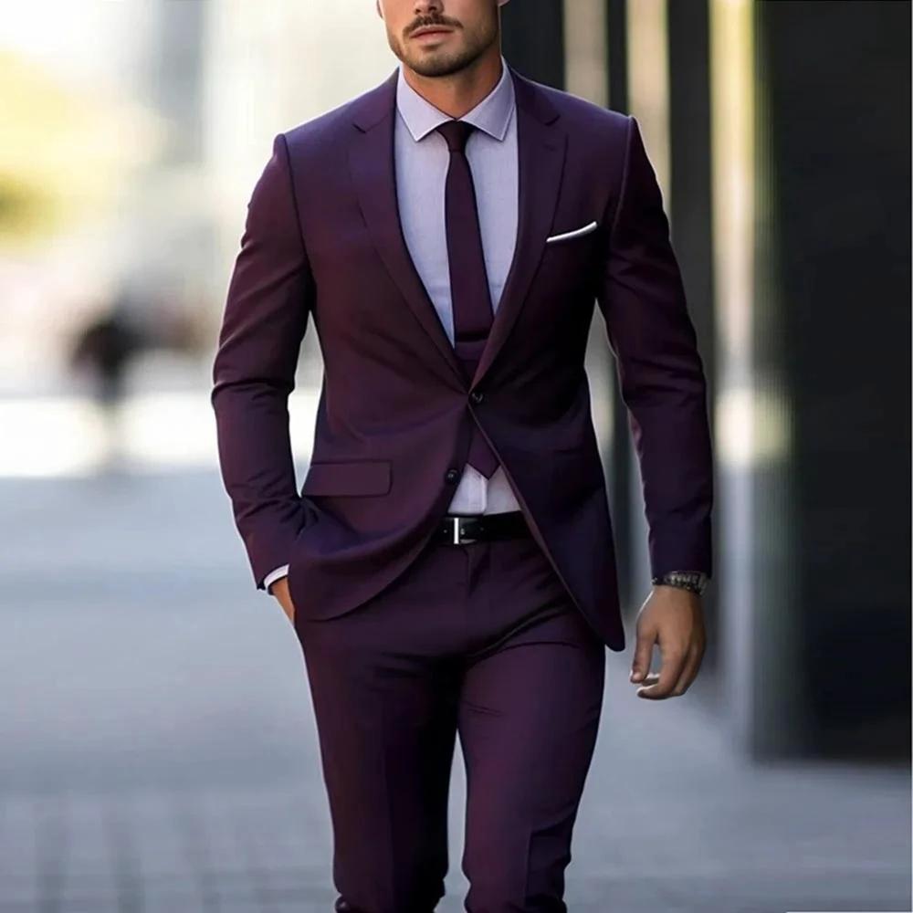 Men's Two-piece Suit by GJG Denim