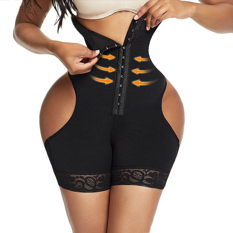 Women Shapewear High Waist Butt Lifter Tummy Control Underwear Workout Waist Trainer Corset by GJG Denim
