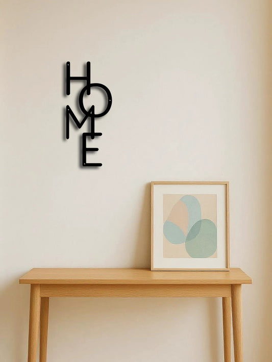 "HOME" Metal Wall Decor by GJG Denim