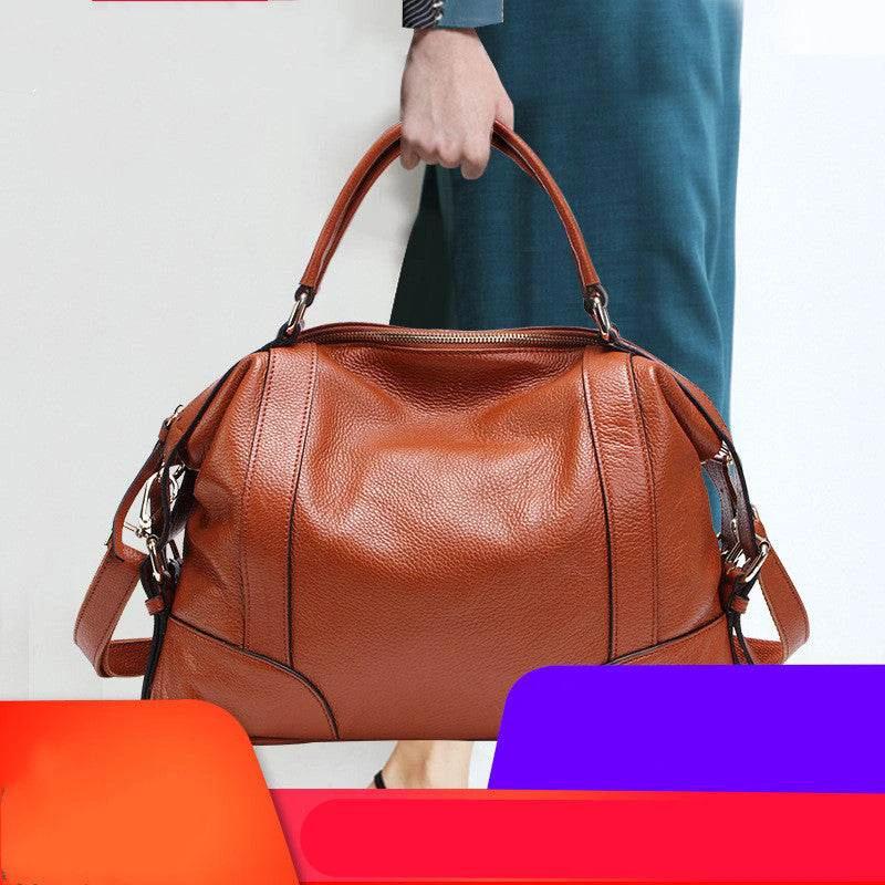 European And American Leather Top Layer Cowhide Bag For Ladies by Zara-Craft
