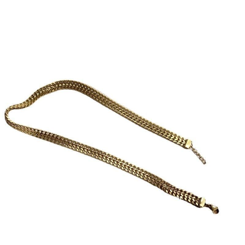 Men's Gold Thick High-grade Titanium Steel Bracelet by GJG Denim