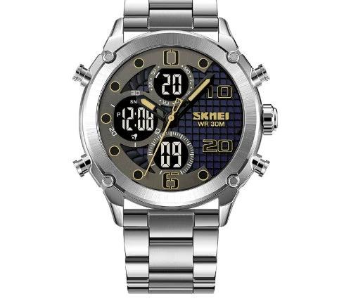 Outdoor Sports Men's Electronic Watch Dual Movement Multifunctional by GJG Denim