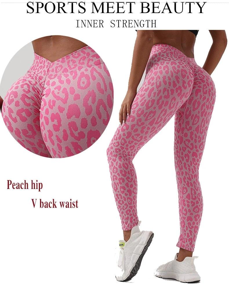 Leopard Print Yoga Pants by GJG Denim