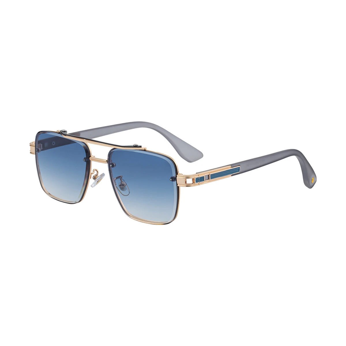 Men's Fashionable Square-frame Sunglasses by GJG Denim