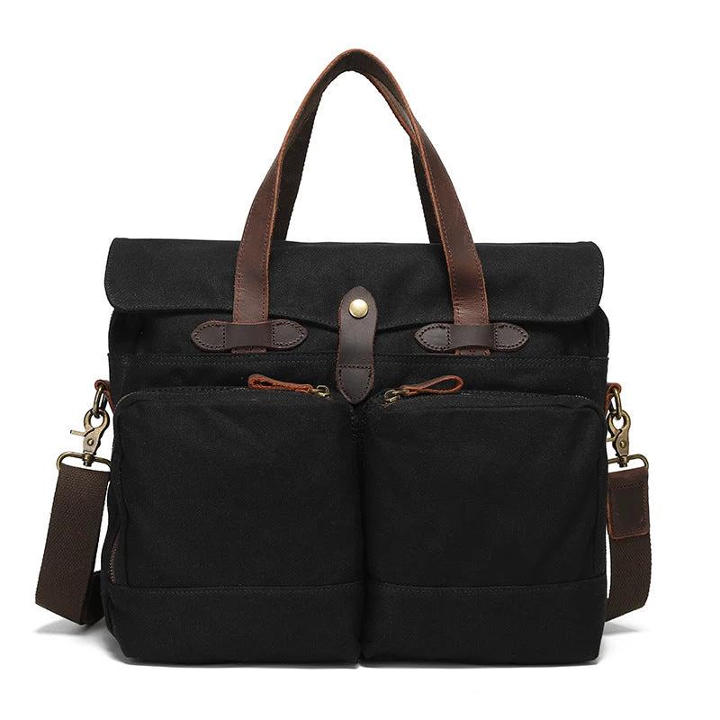 Men's One-shoulder Travel Briefcase by GJG Denim