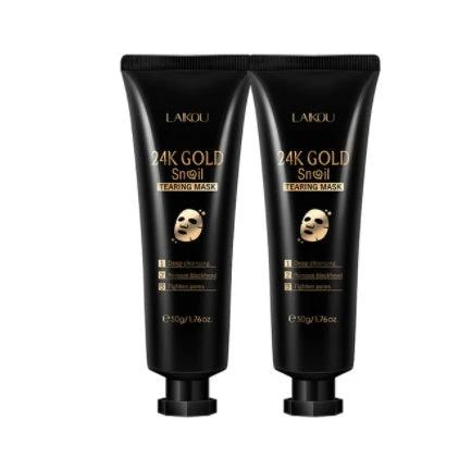 Gold Foil Snail Tear-Off Mask Hydrating by GJG Denim