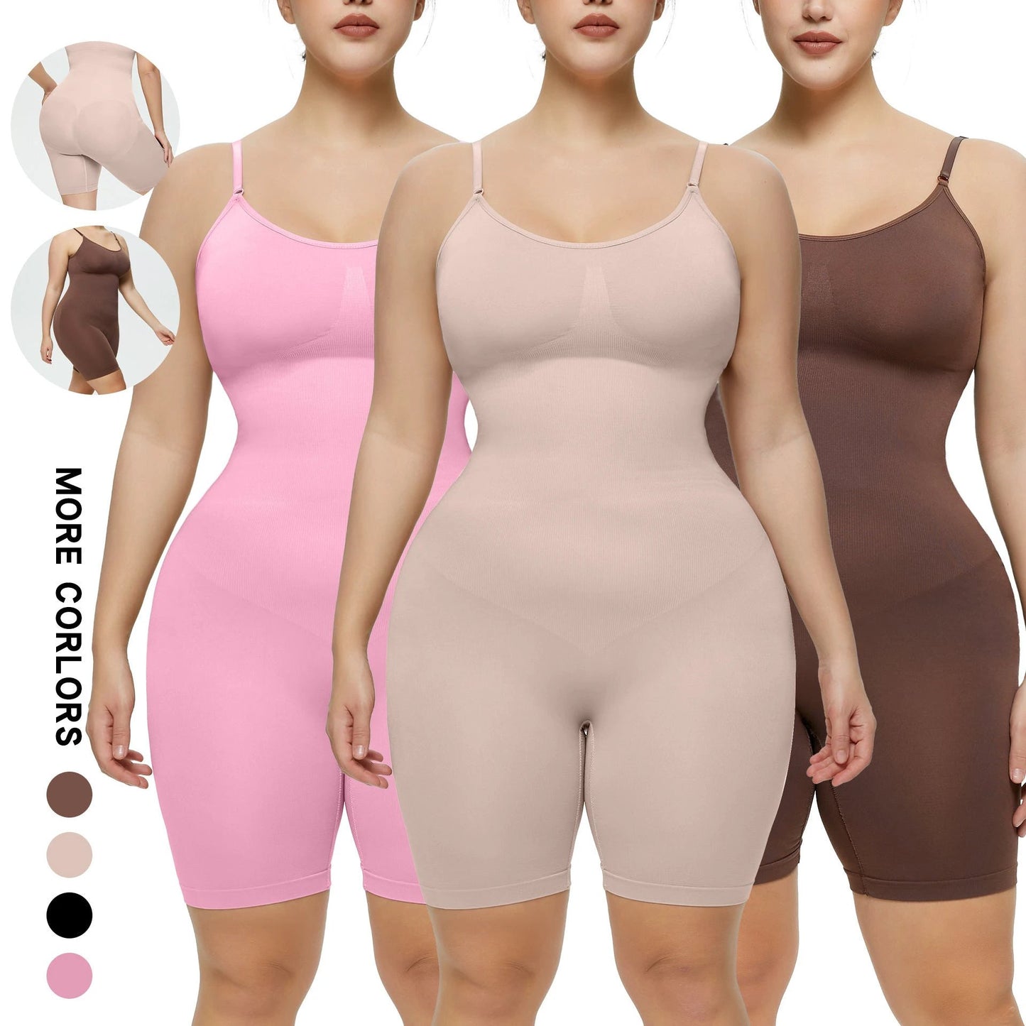 European And American Plus Size Postpartum Hip Lifting Seamless Corset For Women by GJG Denim