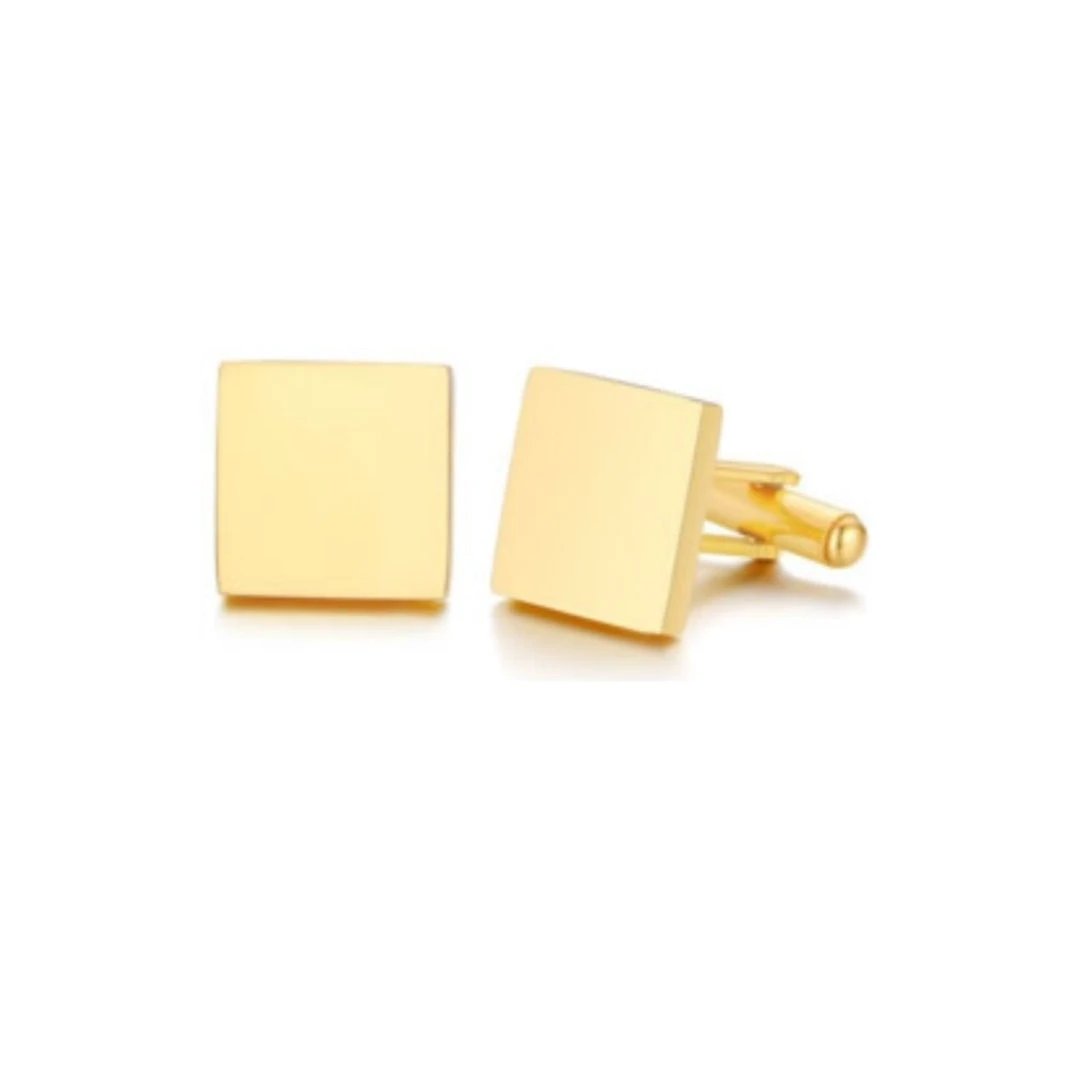 Minimalist Stainless Steel Cufflinks by GJG Denim