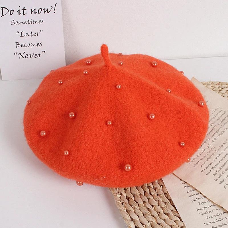 Beaded Princess Beret For Babies Or Children by GJG Denim